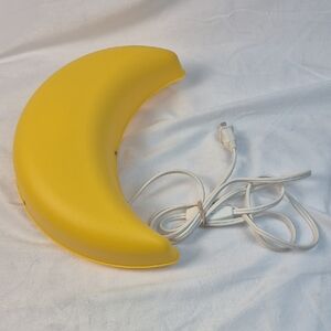 Ikea Smila Yellow Crescent Moon Wall Light